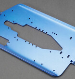 Traxxas 5122x Chassis, T-Maxx®, long wheelbase (extended 30mm) (6061-T6 aluminum, 4.0mm) (blue anodized)