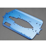 Traxxas 5122x Chassis, T-Maxx®, long wheelbase (extended 30mm) (6061-T6 aluminum, 4.0mm) (blue anodized)
