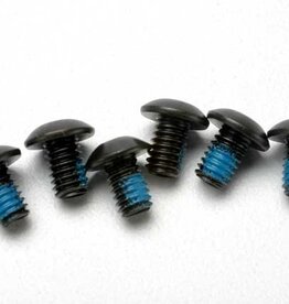 Traxxas 3939 Screws, 4x6mm button-head machine (hex drive) (with threadlock) (6)