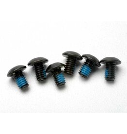 Traxxas 3939 Screws, 4x6mm button-head machine (hex drive) (with threadlock) (6)