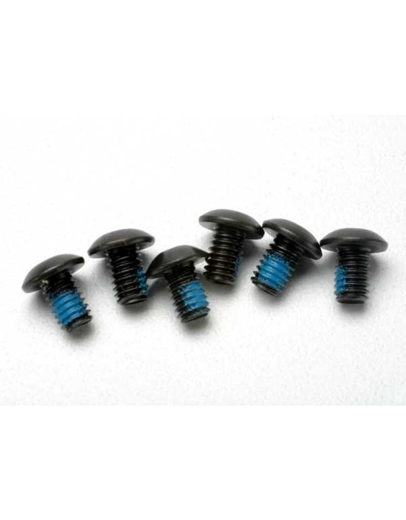Traxxas 3939 Screws, 4x6mm button-head machine (hex drive) (with threadlock) (6)