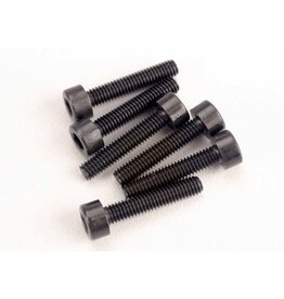 Traxxas Head screws, 3x15mm cap-head machine (hex drive) (6) (TRX 2.5)