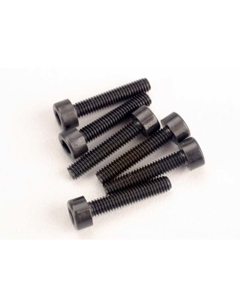 Traxxas Head screws, 3x15mm cap-head machine (hex drive) (6) (TRX 2.5)