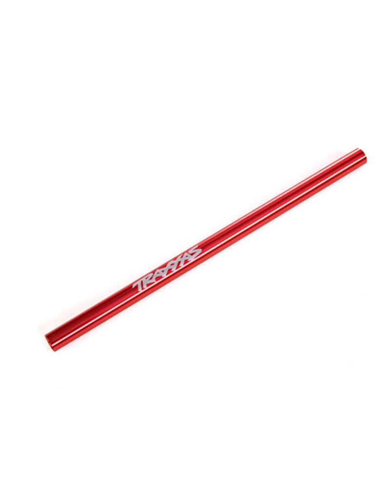 Traxxas 6755R - Driveshaft, center, 6061-T6 aluminum (red-anodized)