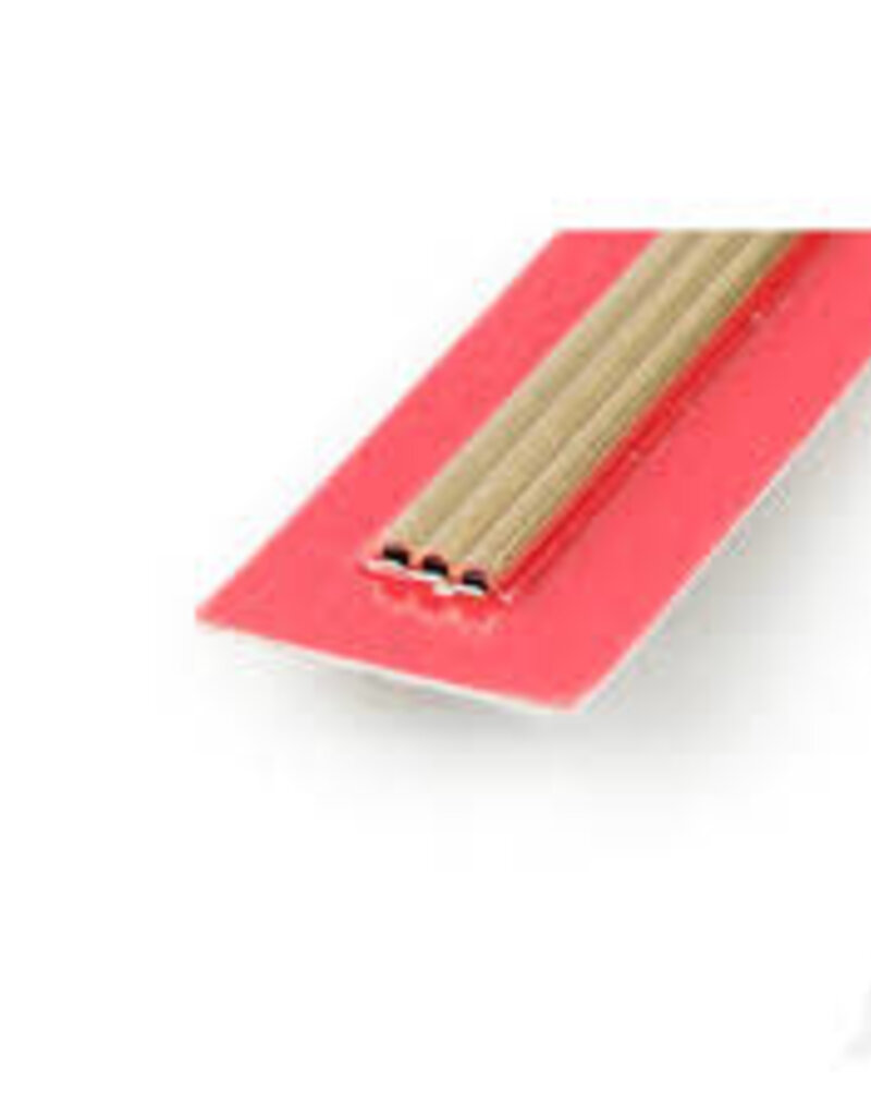 K&S KNS-8125	1/16"x12" Round Brass Tube .014 Wall (3)