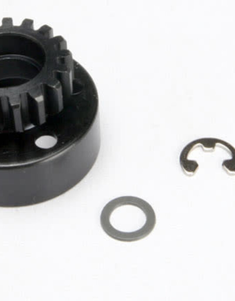 Traxxas 5217 - Clutch bell (17-tooth)/5x8x0.5mm fiber washer (2)/ 5mm e-clip (requires 5x11x4mm ball bearings part #4611) (1.0 metric pitch)