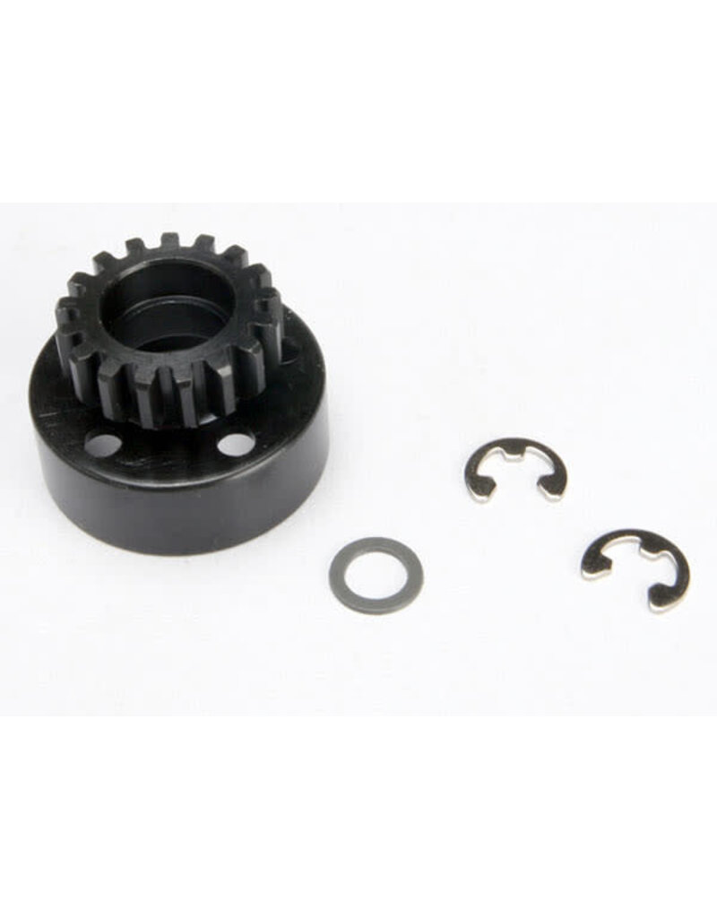 Traxxas 5217 - Clutch bell (17-tooth)/5x8x0.5mm fiber washer (2)/ 5mm e-clip (requires 5x11x4mm ball bearings part #4611) (1.0 metric pitch)
