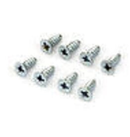Dubro DUB2296	 Flat Head Self-Tap Screws, 3 x 8mm