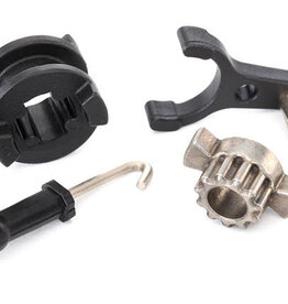 Traxxas 8289 Drive hub, 2-speed/ shift dog/ shift fork/ 2-speed linkage