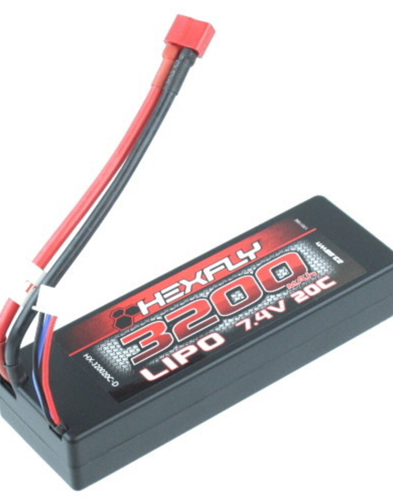 Redcat Racing HX-320020C-D 7.4V 3200 mAh LIpo battery with Deans connect