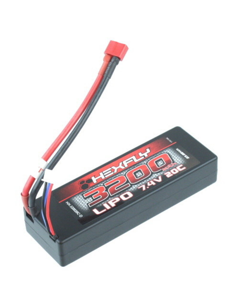 Redcat Racing HX-320020C-D 7.4V 3200 mAh LIpo battery with Deans connect