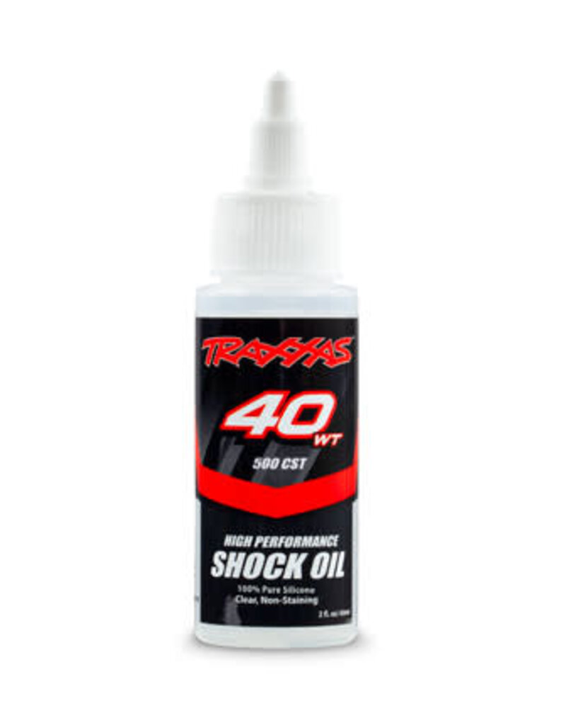 Traxxas Oil, shock (40 wt, 500 cSt, 60cc) (silicone)