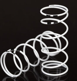 Traxxas 7444 Spring, shock, white (GTR long) (0.767 rate black) (1 pair)