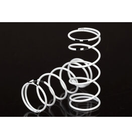 Traxxas 7444 Spring, shock, white (GTR long) (0.767 rate black) (1 pair)