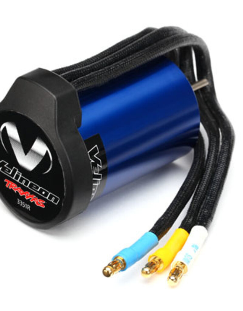 Traxxas 3351R - Motor, Velineon® 3500, brushless (assembled with 12-gauge wire and gold-plated bullet connectors)
