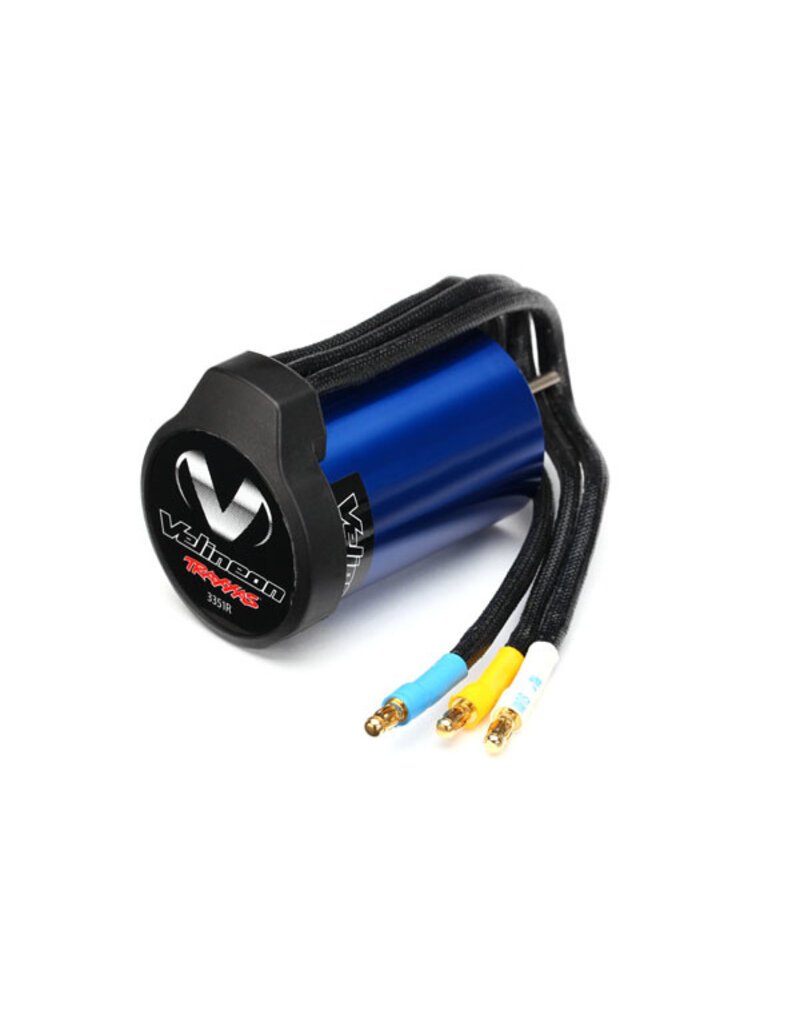 Traxxas 3351R - Motor, Velineon® 3500, brushless (assembled with 12-gauge wire and gold-plated bullet connectors)
