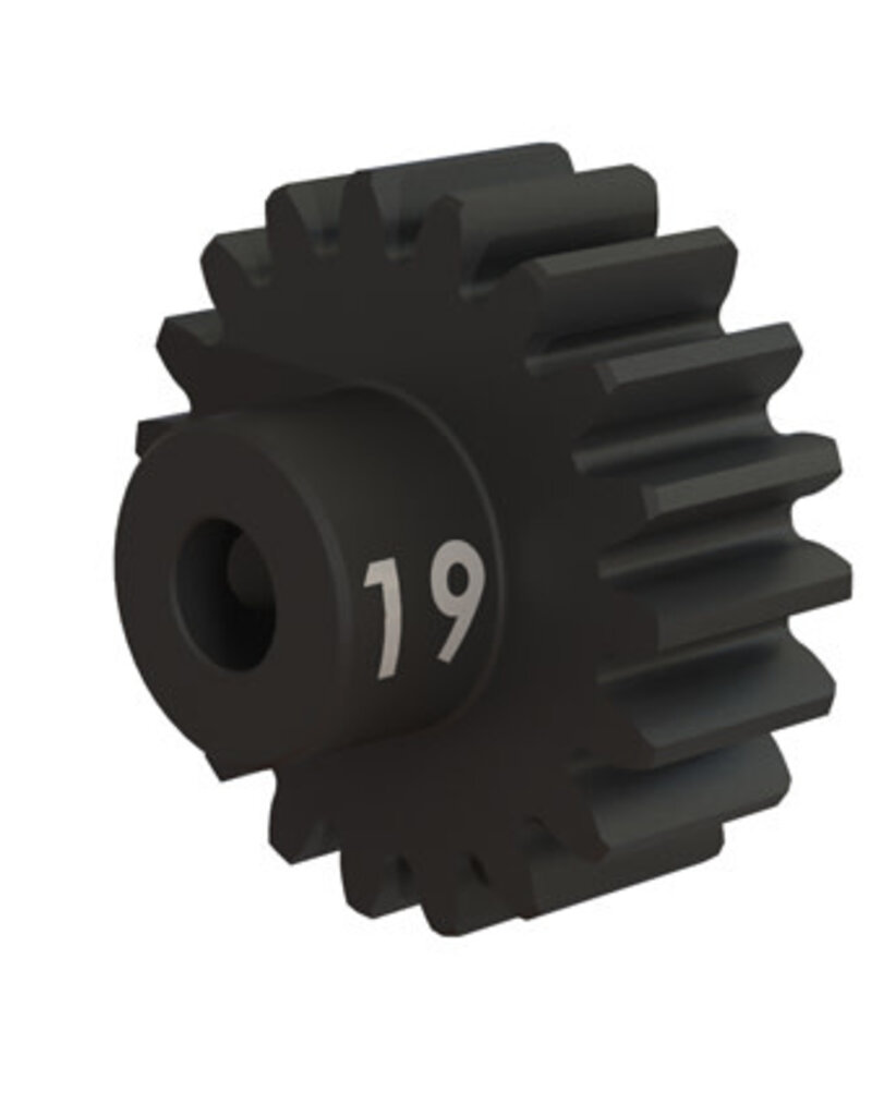 Traxxas 3949x Gear, 19-T pinion (32-p), heavy duty (machined, hardened steel)/ set screw