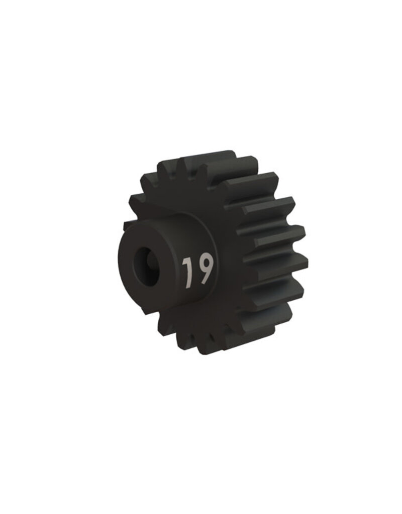 Traxxas 3949x Gear, 19-T pinion (32-p), heavy duty (machined, hardened steel)/ set screw