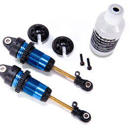 Traxxas 7461 - Shocks, GTR long blue-anodized, PTFE-coated bodies with TiN shafts (fully assembled, without springs) (2)