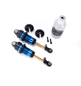 Traxxas 7461 - Shocks, GTR long blue-anodized, PTFE-coated bodies with TiN shafts (fully assembled, without springs) (2)