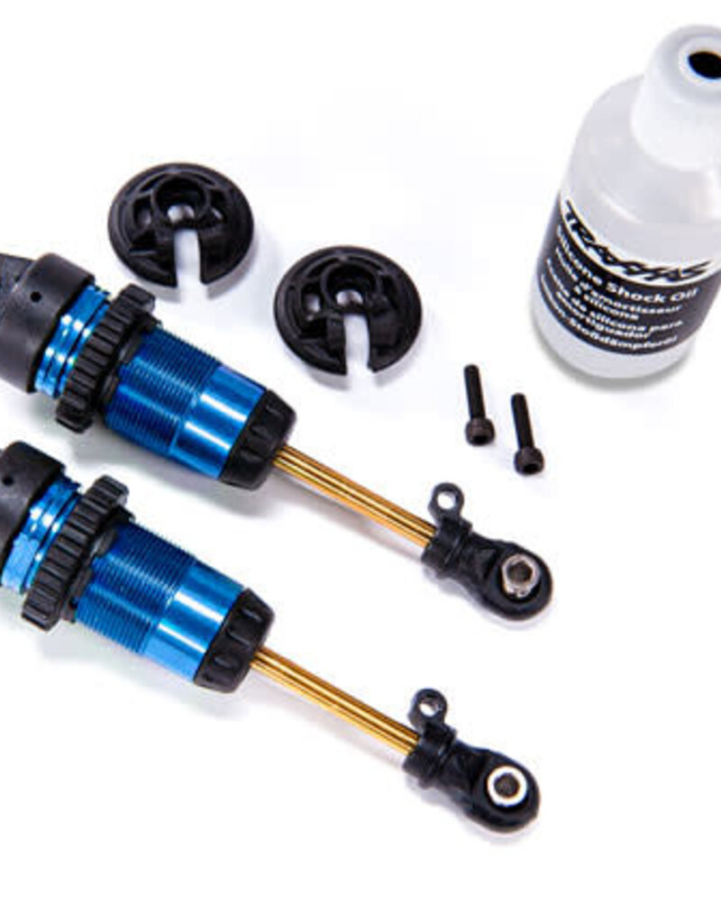 Traxxas 7461 - Shocks, GTR long blue-anodized, PTFE-coated bodies with TiN shafts (fully assembled, without springs) (2)