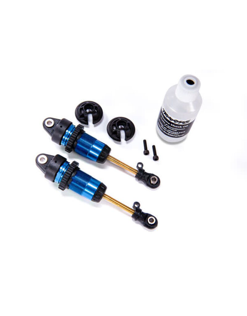 Traxxas 7461 - Shocks, GTR long blue-anodized, PTFE-coated bodies with TiN shafts (fully assembled, without springs) (2)