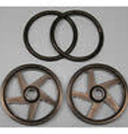 RJ speed RJS2502	 O-Ring Wheels 2" Black (2)