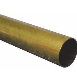 K&S 8142 K@S	19/32"x12" Round Brass Tube .014 Wall (1)