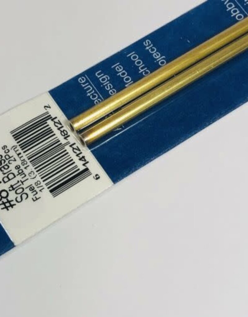 K&S KNS-8121	1/8"x12" Soft Brass Fuel Tube (2)