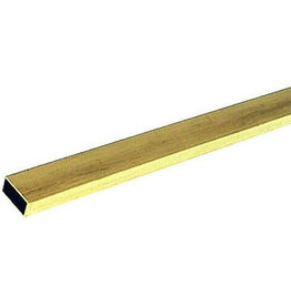 K&S KNS-8262	3/32"x3/16"x12" Rectangular Brass Tube .014 Wall (1)