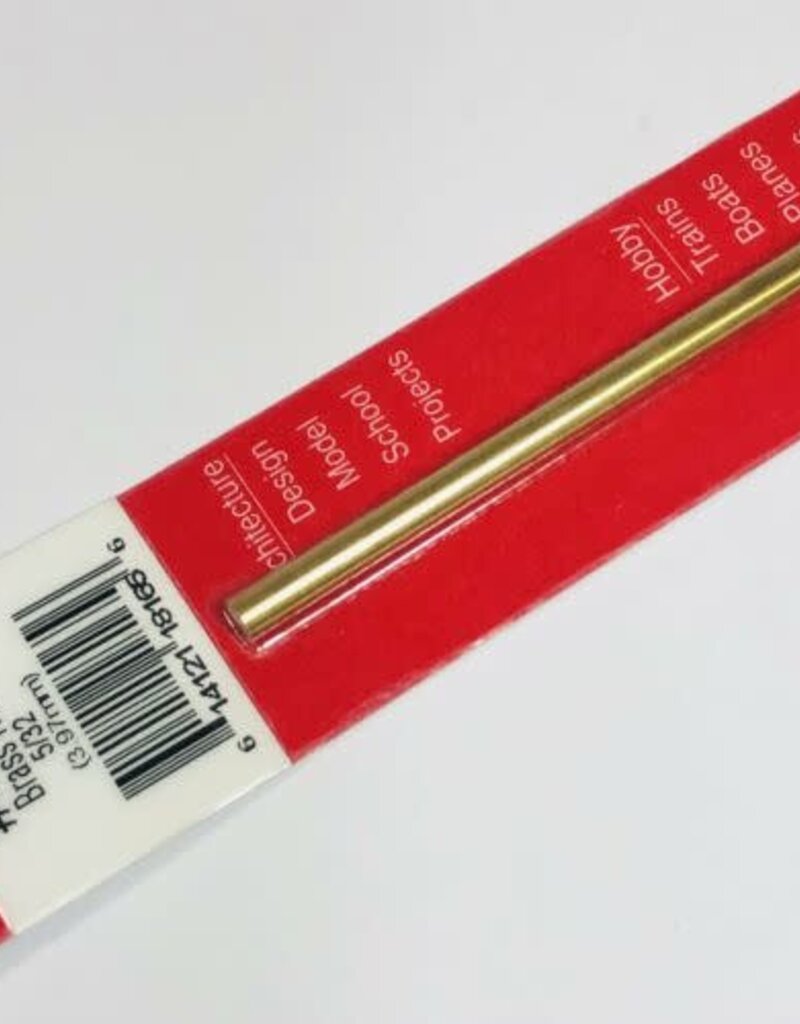 K&S KNS-8165	5/32"x12" Solid Brass Rod (1)