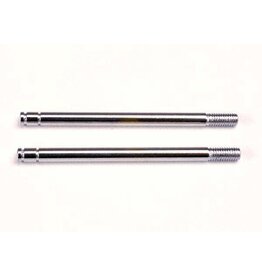 Traxxas 1664 Shock shafts, steel, chrome finish (long) (2)