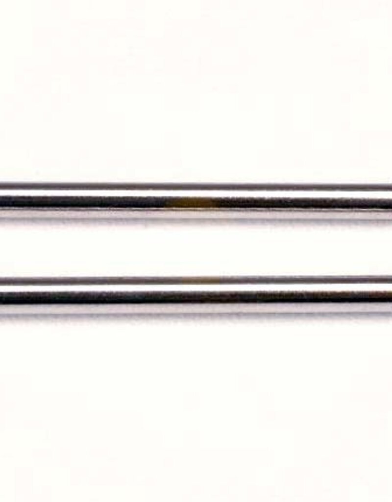 Traxxas 1664 Shock shafts, steel, chrome finish (long) (2)