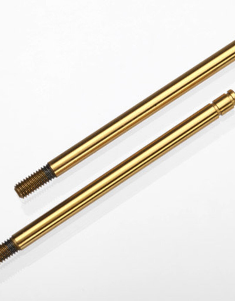 Traxxas 1664T - Shock shafts, hardened steel, titanium nitride coated (long) (2)