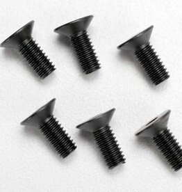 Traxxas 2535 - Screws, 4x10mm countersunk machine (hex drive) (6)