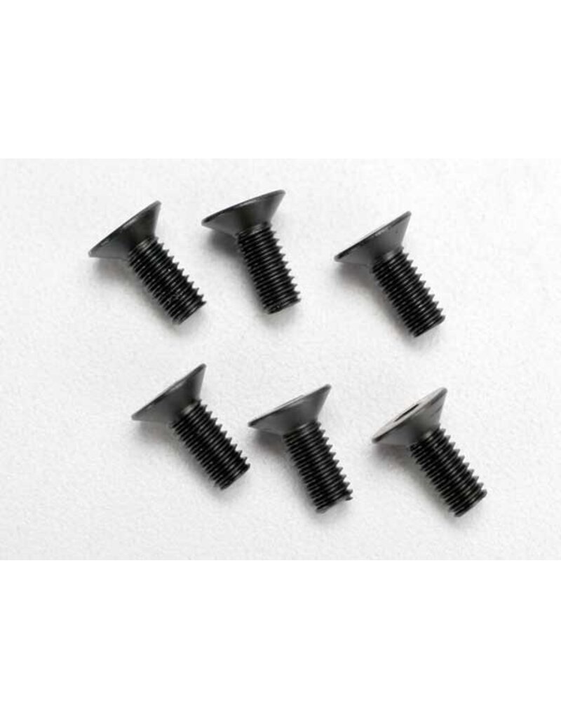 Traxxas 2535 - Screws, 4x10mm countersunk machine (hex drive) (6)