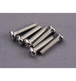 Traxxas 2561 - Screws, 3x12mm roundhead machine (6)