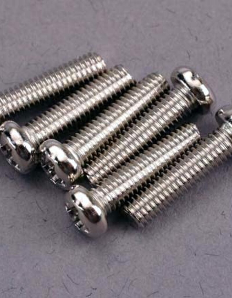 Traxxas 2561 - Screws, 3x12mm roundhead machine (6)