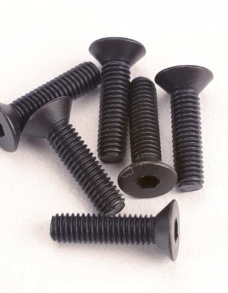 Traxxas 2552 Screws, 3x12mm countersunk machine (6) (hex drive)
