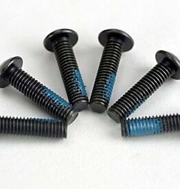 Traxxas 5282 - Screws, 3x12mm button-head machine (6) (starter attachment screws with threadlock)