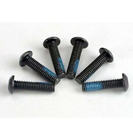 Traxxas 5282 - Screws, 3x12mm button-head machine (6) (starter attachment screws with threadlock)