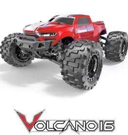 Redcat Racing VOLCANO-16 1/16 SCALE ELECTRIC TRUCK Volcano-16 1/16 Scale Monster Truck - Red