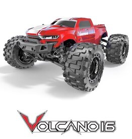 Redcat Racing VOLCANO-16 1/16 SCALE ELECTRIC TRUCK Volcano-16 1/16 Scale Monster Truck - Red