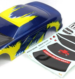 Redcat Racing 12305 1/10 Road Car Body, Blue and Yellow
