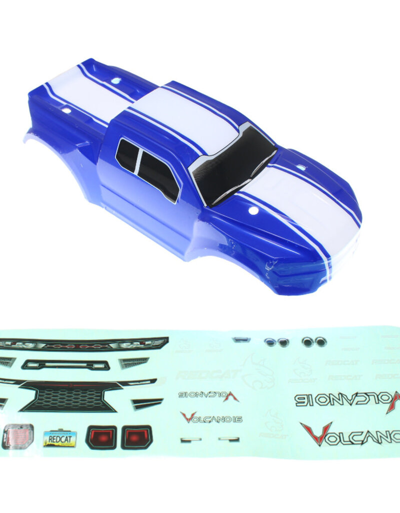 Redcat Racing RER13658 Truck Body (blue)+Body Decal-(REDCAT RACINGONLY)