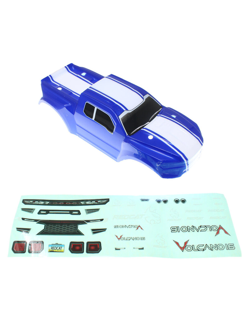 Redcat Racing RER13658 Truck Body (blue)+Body Decal-(REDCAT RACINGONLY)