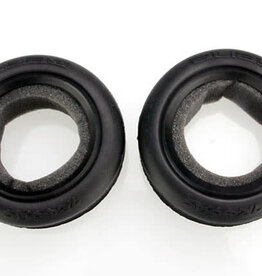 Traxxas 2471 Tires, Alias? ribbed 2.2' (wide, front) (2)/ foam inserts (Bandit) (soft compound)