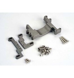 Traxxas 4160 - Engine mount, 2 piece, aluminum (w/ screws) (N. Stampede®)