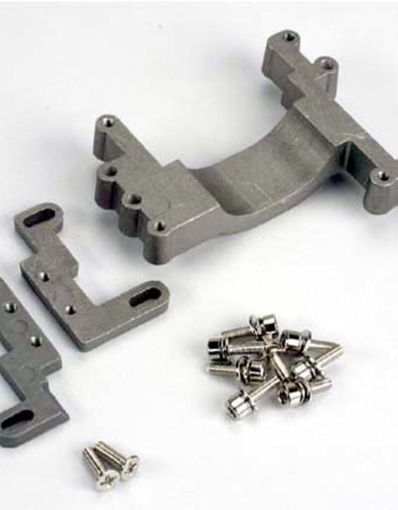 Traxxas 4160 - Engine mount, 2 piece, aluminum (w/ screws) (N. Stampede®)