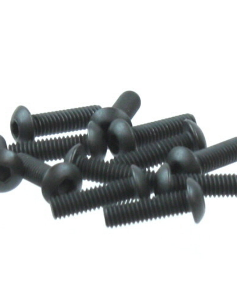 Redcat Racing BS810-074 Button Head Machined Thread Hex Screw 4x14mm
